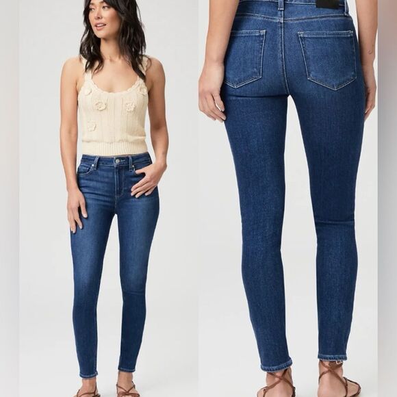 PAIGE Hoxton Ankle Jeans - Picture 1 of 12